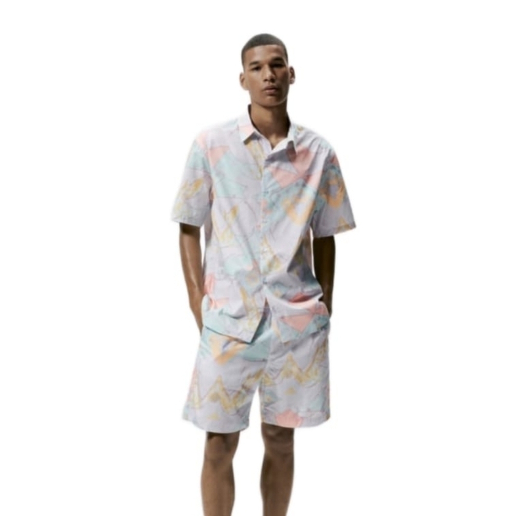 ZARA ABSTRACT PRINT SHIRT MULTICOLOR | 2675/312
